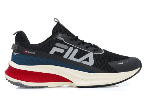 Zapatillas Fila Hombre Progress Negras Running