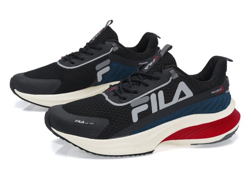 Zapatillas Fila Hombre Progress Negras Running