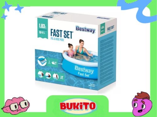 Pileta Inflable Bestway Fast Set Redonda 57392 940l