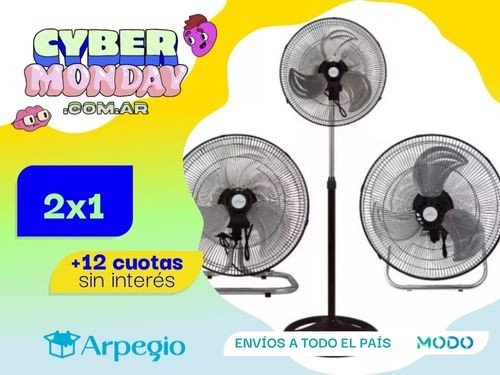 Ventilador Pioneer 3 en 1 18'' Pio 251