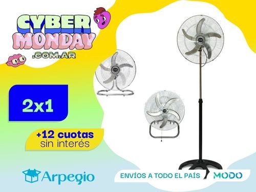 Ventilador Pioneer 3 en 1 20'' Pio 254