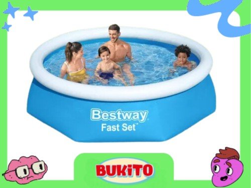 Pileta Inflable Bestway Fast Set 1880l Redonda 57448