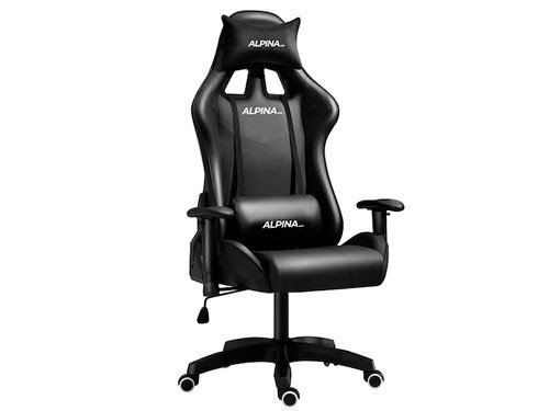 SILLA SILLON GAMER ERGONÓMICA GIRATORIA RECLINABLE PREMIUM ALPINA