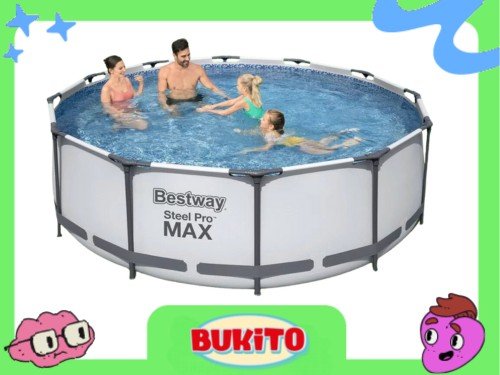 Pileta Estructural Redonda Bestway 56420 Capacidad 10250 L