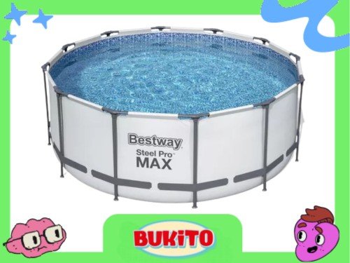 Pileta Estructural Redonda Bestway 56420 Capacidad 10250 L