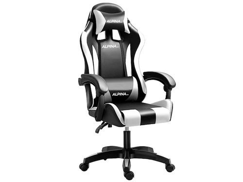 SILLA SILLÓN GAMER ERGONÓMICA GIRATORIA RECLINABLE FT-088 ALPINA