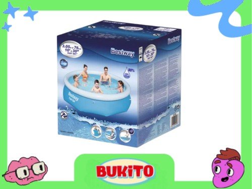 Pileta Inflable Redonda Bestway Fast Set 57266 3638l