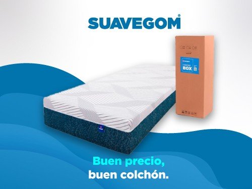 Colchón en caja Suavegom Confort Box 190x080 1 Plaza