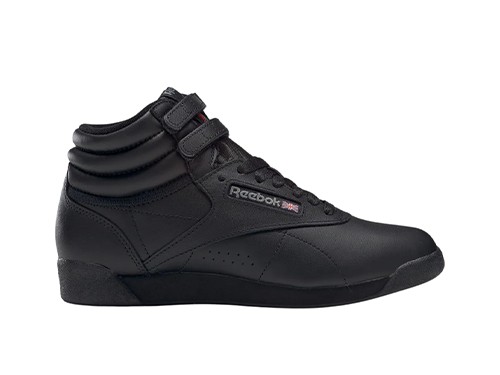 Zapatillas Botitas Reebok Freestyle Negras