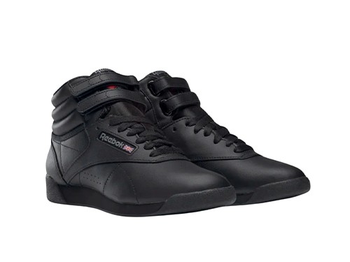 Zapatillas Botitas Reebok Freestyle Negras