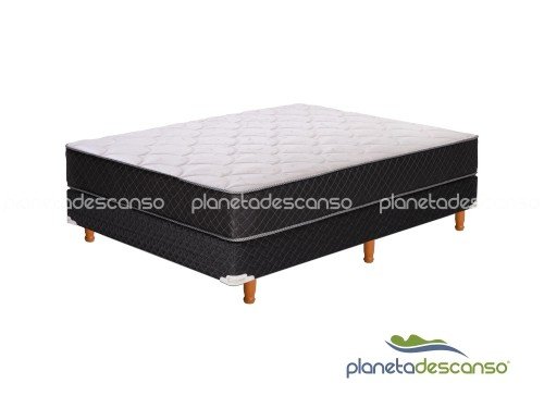 Colchón y sommier 2 Plazas espuma 190x140x23 Cannon Princess