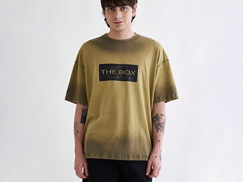 Remera oversize estampada de hombre - Go North