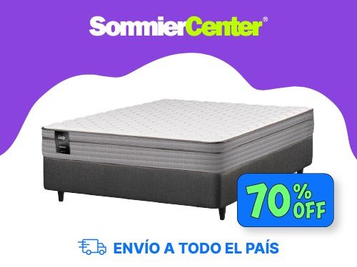 Sommier 2 Plazas Espuma Sealy Woods (140x190)