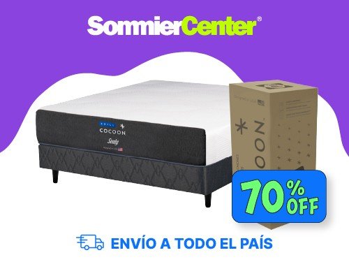 Sommier y Colchón en Caja 2 Plazas Espuma Sealy Chill Box (140x190)