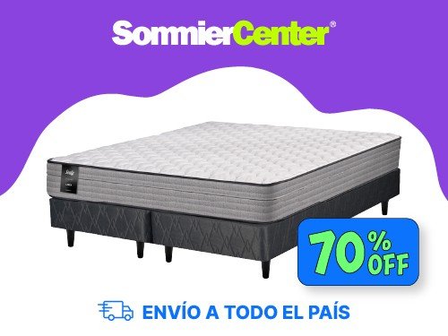 Sommier 2 Plazas y media Resorte Bonnell Sealy Linen (160x200)