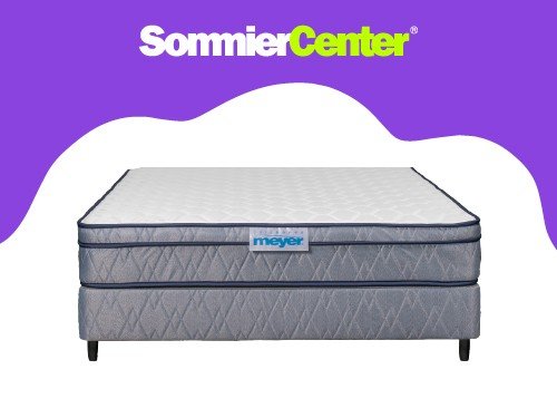 Sommier 2 Plazas Resorte Meyer Feliz (140x190)