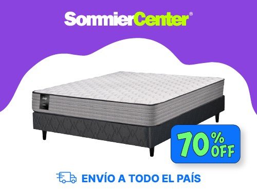 Sommier 2 Plazas Resorte Bonnell Sealy Linen (140x190)