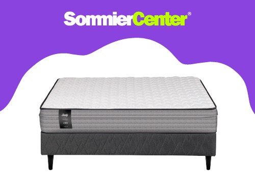 Sommier 2 Plazas Resorte Bonnell Sealy Linen (140x190)