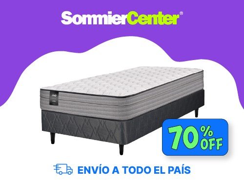 Sommier 1 Plaza Resorte Bonnell Sealy Linen (080x190)