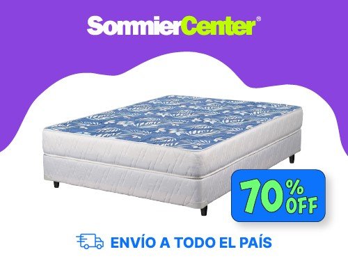 Sommier 2 Plazas Espuma Telgo Vida Matelasse (140x190)