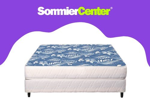 Sommier 2 Plazas Espuma Telgo Vida Matelasse (140x190)