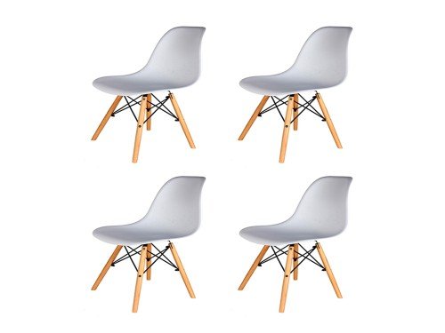 Sillas Eames Blancas x4