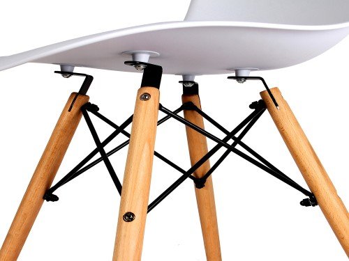 Sillas Eames Blancas x4