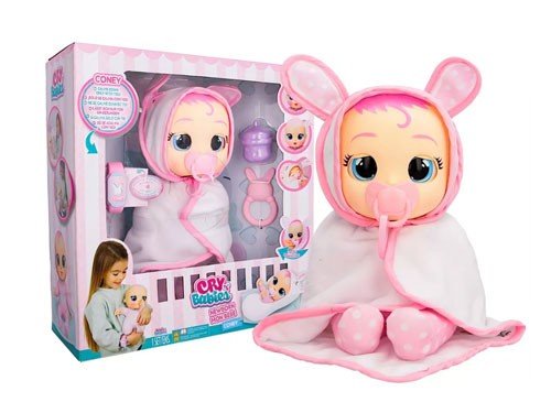 Cry Babies Magic Tears Playset 38cm. Newborn "Coney"