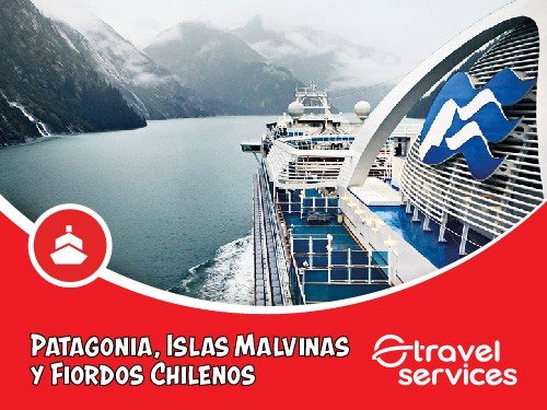 Crucero Princess 50% OFF Patagonia, Islas Malvinas y Fiordos Chilenos