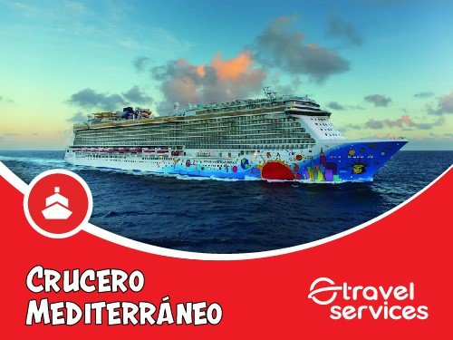 Crucero NCL por el Mediterráno USD 150 de descuento por pasajero