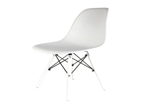 Sillas Eames Monochrome Blanca x4