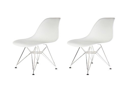 Sillas Eames Eiffel Blanca x2