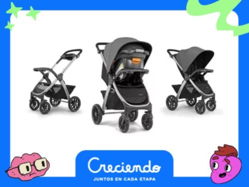 Coche Chicco Bravo Duo Con Huevito Keyfit Y Base Creciendo