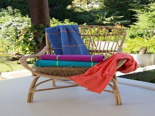 Toallon Lona Manta Arcoiris Playera Grande 100% Algodón 90x170 cm