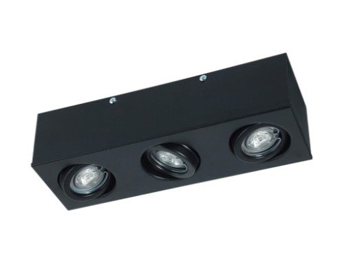 Spot Cubo 3l Dicroled Aplique Blanco / Negro 30W 3 Luces Led