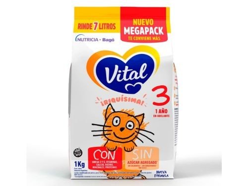 Vital 3 Leche Infantil En Polvo + 1año Pouch 1kg