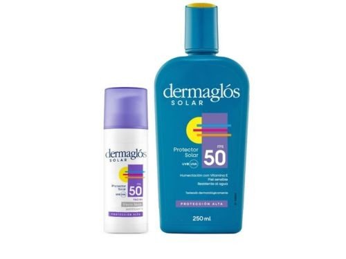 Kit Dermaglós Protector Solar Facial y Corporal FPS50