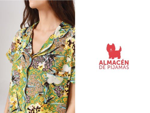 Conjunto Pijama Camisa Manga Corta y Short Mujer | Almacén de pijamas