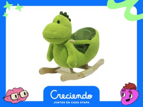 Mecedor Peluche Mega Baby Animales Con Sonido Para Bebes