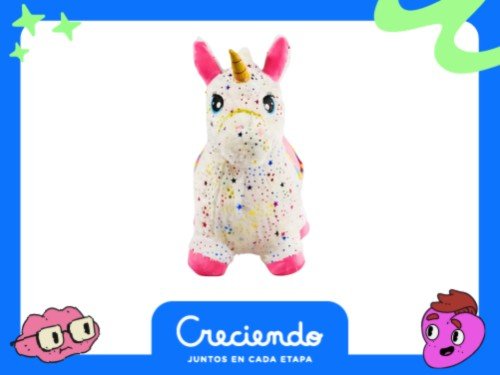 Saltarin Inflable Mega Baby Peluche Caballo Unicornio