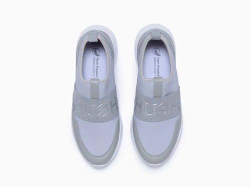 Zapatillas slip-on grises con suela cómoda Hush Puppies - Cyber