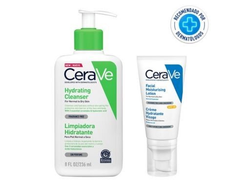 Combo Limpiadora Hidratante + Cerave Loción FPS30