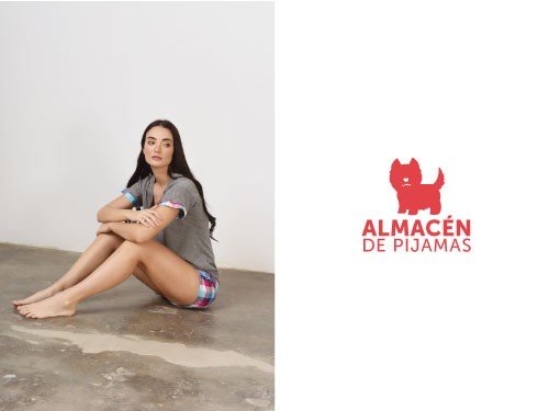 Pijama Short y Remera Corta Mujer Fucsia y Celeste Almacén de pijamas