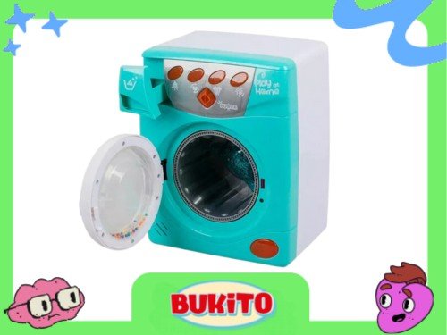 Lavarropa Mega Baby Luz Y Sonido Electrodomestico Infantil