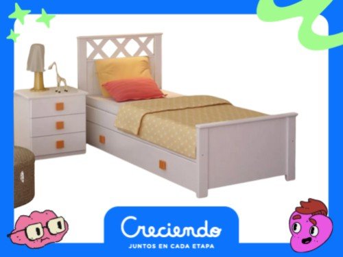 Cama Cuna Funcional Para Bebé Cruces Blanca