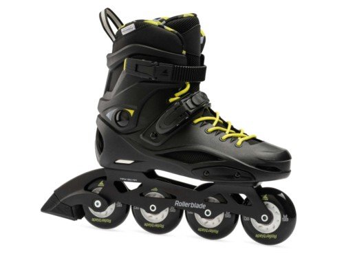 Rollers Rollerblade RB Cruiser 80 mm Unisex Negro y Amarillo