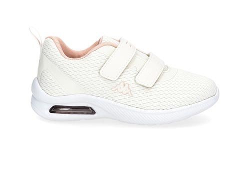 Kappa Zapatillas Play Full Velcro Blanco y Rosa Kids