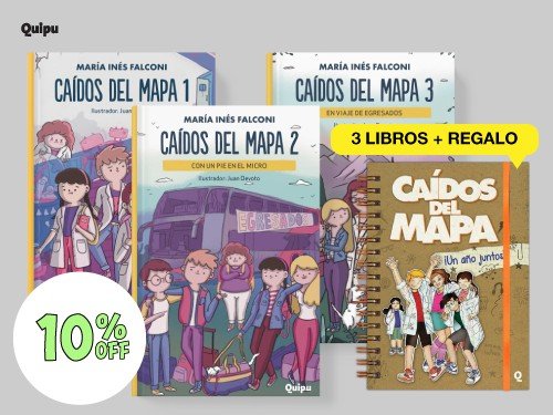 Caídos del Mapa (10 años +)  ¡Llevate tres libros y agenda de regalo!