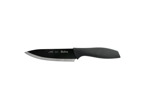 Cuchillo Chef 6 Basic Linea Hudson Acero Inoxidable Color Negro