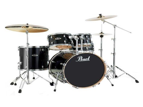 Bateria Pearl Export Laqued 5 Cuerpos Black Smoke EXL725SP/C 248